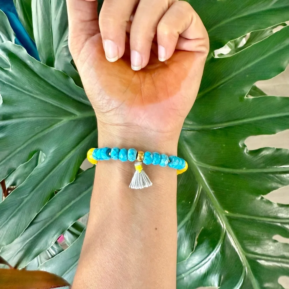 Peace & Grounding bracelet (one)